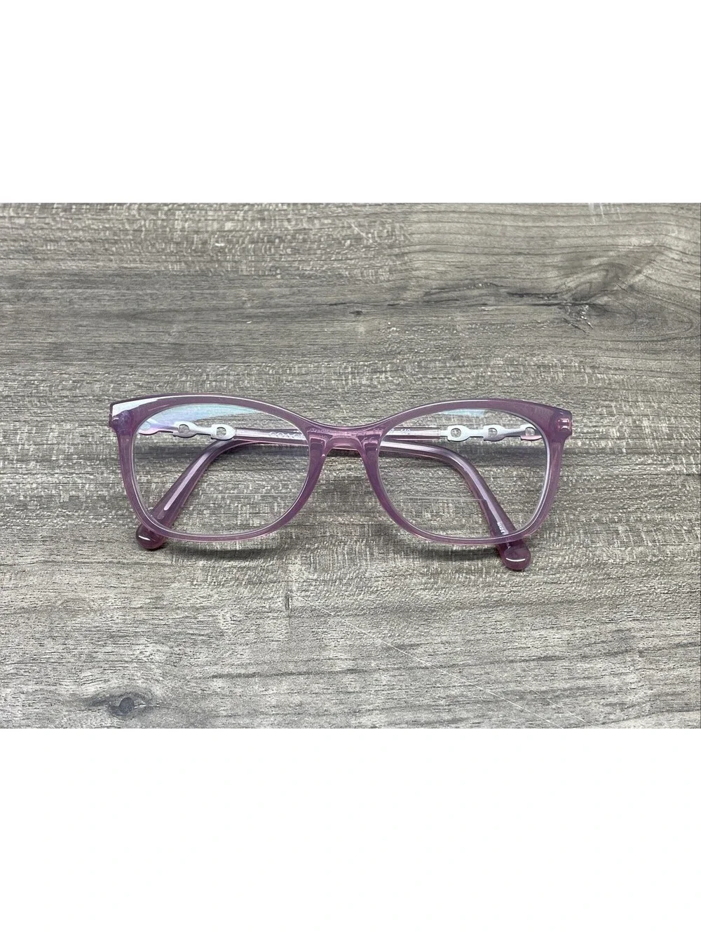 COACH NEW YORK HC6127U 5535 Transparent Purple Eyeglasses Frame 51-17-140
